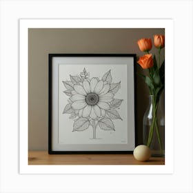 Sunflower Print Art Print