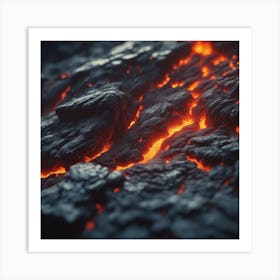 Lava Stock Videos & Royalty-Free Footage 2 Art Print