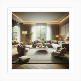 Modern Living Room 41 Art Print