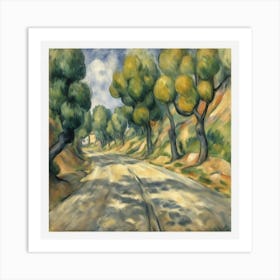 Road To The Countryside Art Print