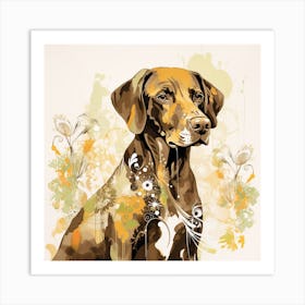 Dog Portrait Art Print