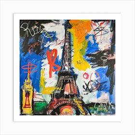 Paris Eiffel Tower Art Print