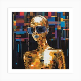 'Golden Girl' 1 Art Print