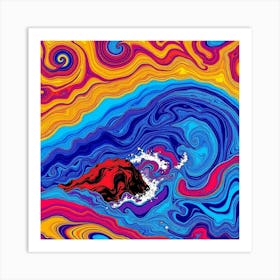 Psychedelic Art, Psychedelic Art, Psychedelic Art, Psychedelic Art, Psychedelic Art, 1 Art Print