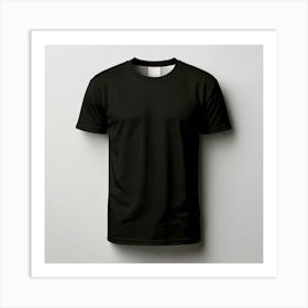 Mock Up Tshirt Blank Plain Cotton Unprinted Simple Minimalist Canvas Customizable Basic (9) Art Print