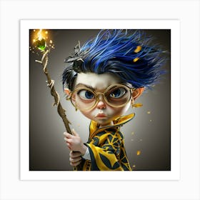 Modern Wizard Art Print