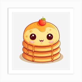 Cute Pancakes Art Print