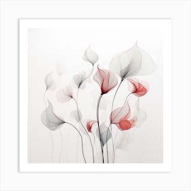 Abstract Floral Painting 6 Art Print