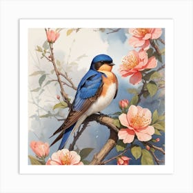 Bird On A Branch 2 Art Print