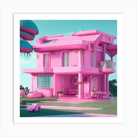 Barbie Dream House (819) Art Print