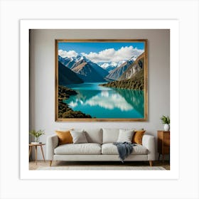 Lake Taupo Art Print