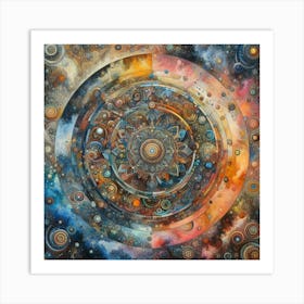 'Cosmic Spiral' Art Print