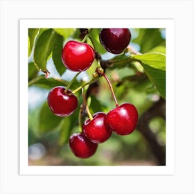 Cherry Tree Art Print