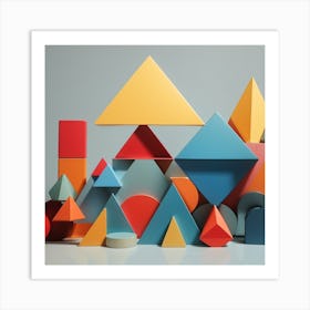 Geometric Shapes 3 Art Print