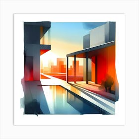 Cityscape 17 Art Print