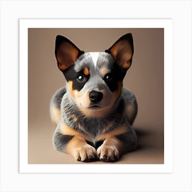 Australian Cattle Dog Art Print