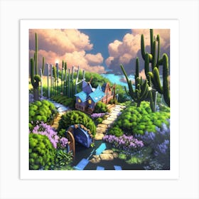 Heaven Garden Art Print