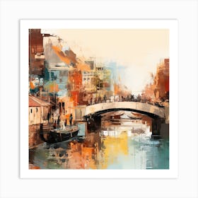 Amsterdam Canal Art Print