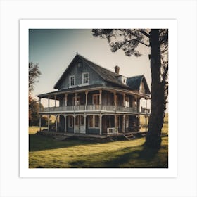 Old House In The Countryside Art Print