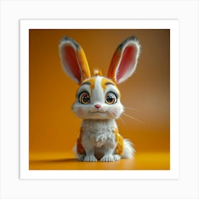 Cute Bunny 10 Art Print