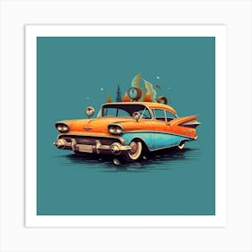 Chevrolet Bel Air Art Print