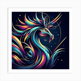 Unicorn Art Art Print