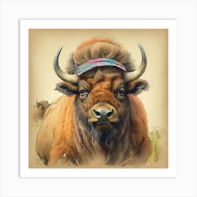 Bison 11 Art Print