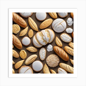 Breads And Pastries 3 Art Print