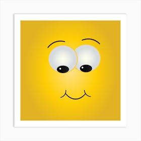 Happy Face Art Print