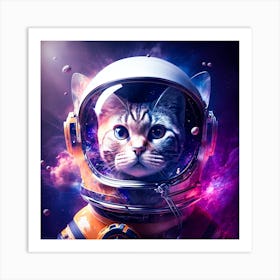 Cat In Space 1 Art Print