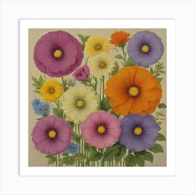 Bouquet Of Flowers 13 Art Print