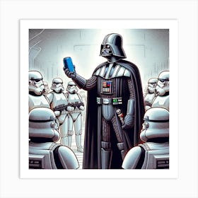 Darth Vader Behold... Carbonated Beverage Star Wars Art Print Art Print