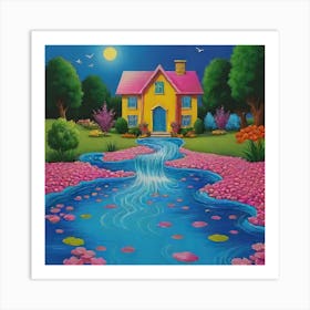 Lily Pond 1 Art Print