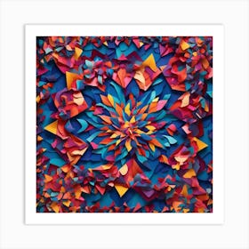 Paper Flower Art Print