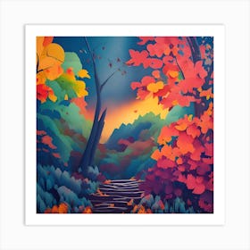 Autumn Forest 3 Art Print