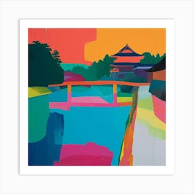 Colourful Gardens Ryoan Ji Garden Japan 10 Art Print