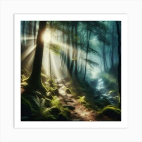 Forest Path 9 Art Print