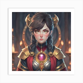 Mira Emberheart Art Print