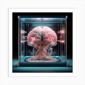 Brain In A Box Art Print