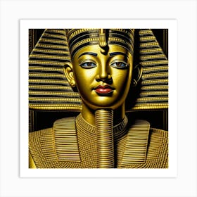 Pharaoh Tutankhamun Art Print