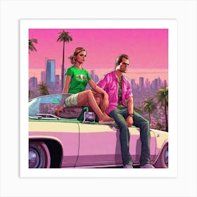 Grand Theft Auto 9 Art Print