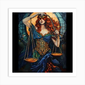 Lady Justice Art Print