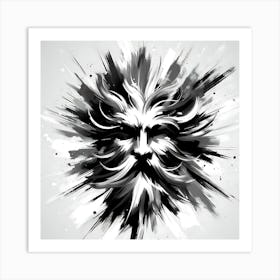 Greek God Head Art Print