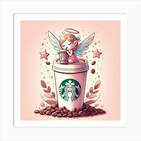 Halo Fairy Art Print