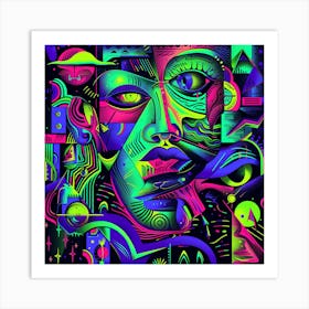 Vibrant Uhd Hyper Detailed Illustration That C 45 Art Print