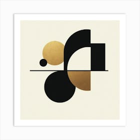 Abstract Geometric Shapes Art Print