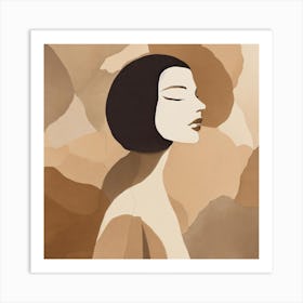 Portrait Of A Woman Art Print