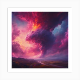 Storm Clouds In The Sky Art Print