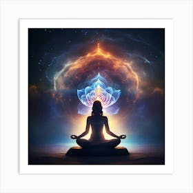 Meditation Stock Videos & Royalty-Free Footage 1 Art Print