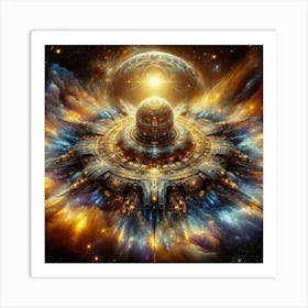 Space Travel 3 Art Print